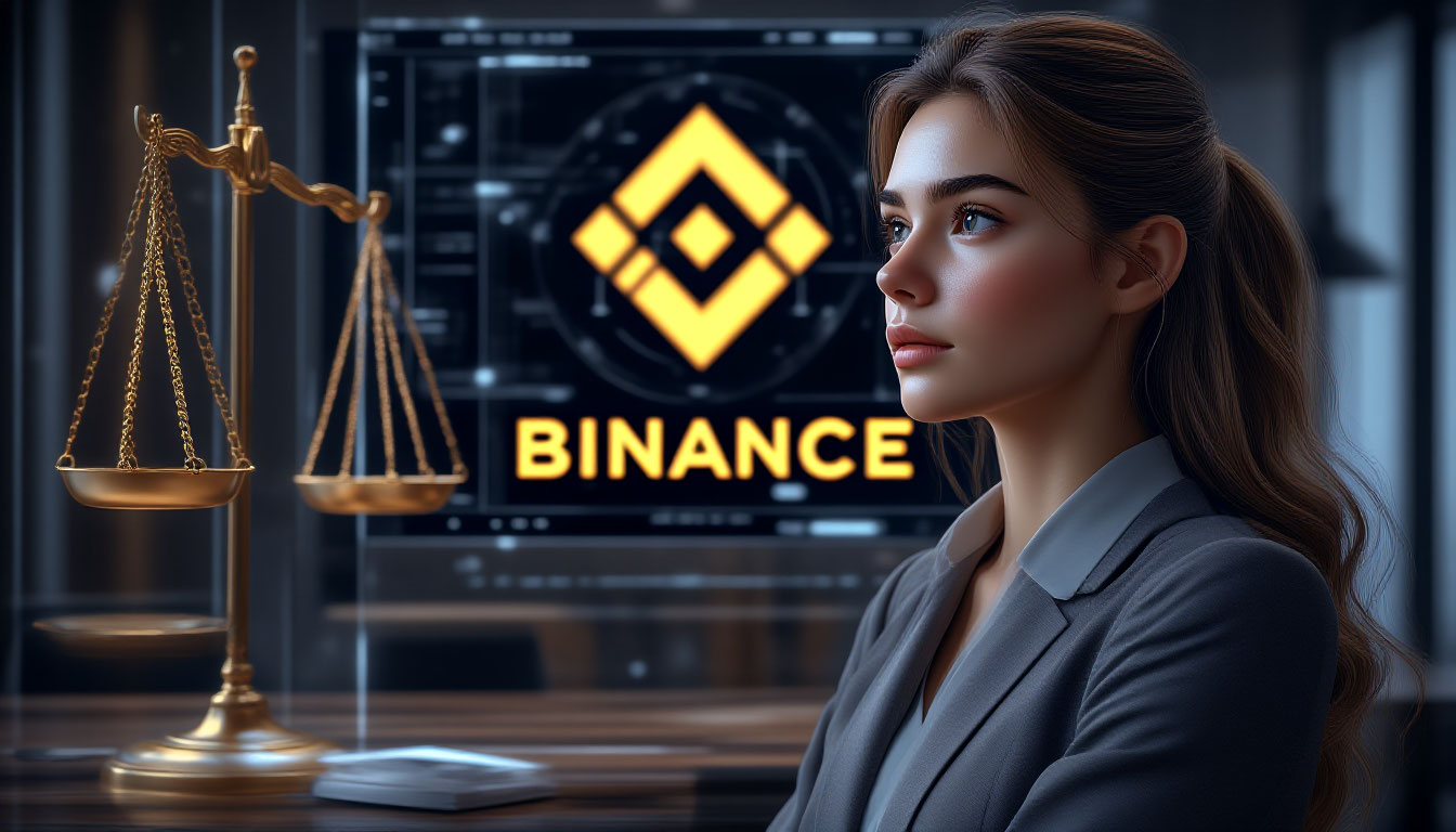 Binance и надзор Минюста: что будет дальше? 🤔 Binance и надзор Минюста США: красивая женщина-аналитик изучает переговоры биржи с Министерством юстиции о снятии регуляторного контроля.